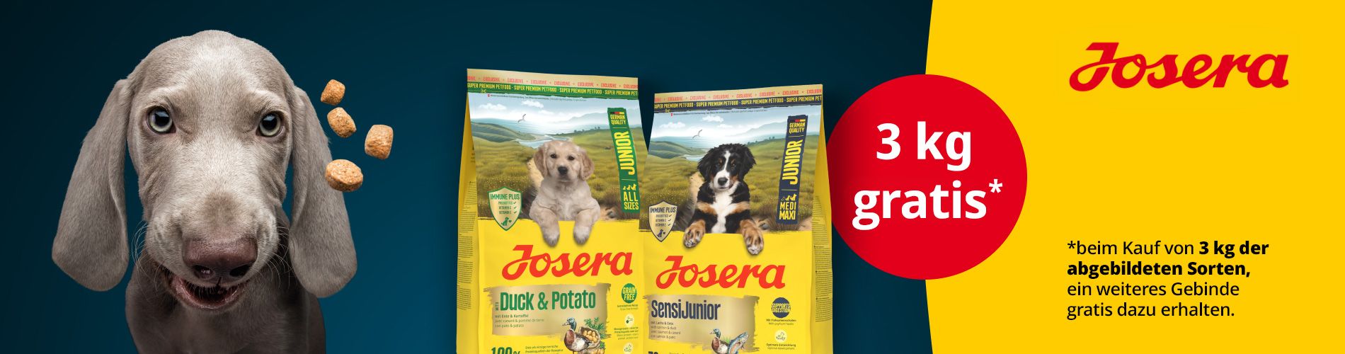 2026-04 Josera Hund Junior 3kg + 3kg gratis