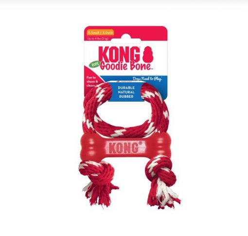 KONG Goodie Bone mit Seil Extra Small