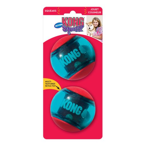 KONG Squeezz Action Ball Red Large
