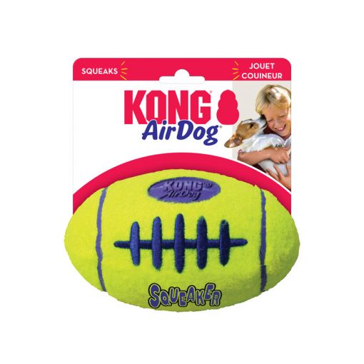 KONG Airdog Squeaker Football Small