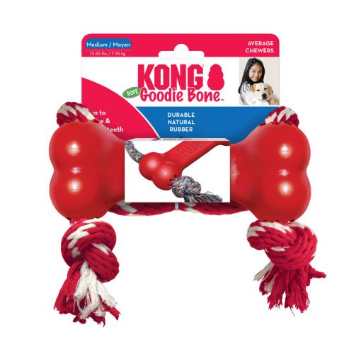 KONG Goodie Bone mit Seil Medium