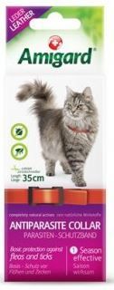 Amigard Parasiten-Schutzband Katze 35cm Leder