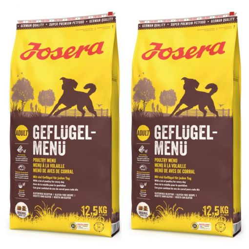 Josera Geflügel-Menü 2 x 12,5 kg Sparpaket