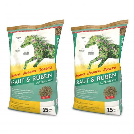 Josera Pferd Kraut & Rüben Luzerne Pur 15kg