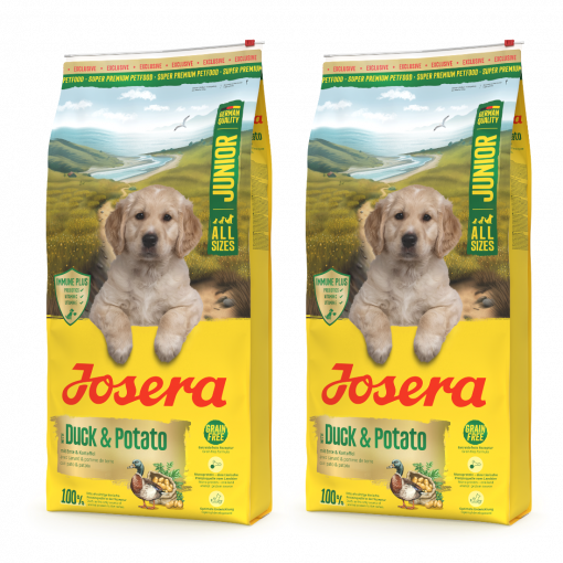 Josera Duck & Potato Junior 2 x 12,5 kg Sparpaket Josera Duck & Potato Junior 2 x 12,5 kg Sparpaket