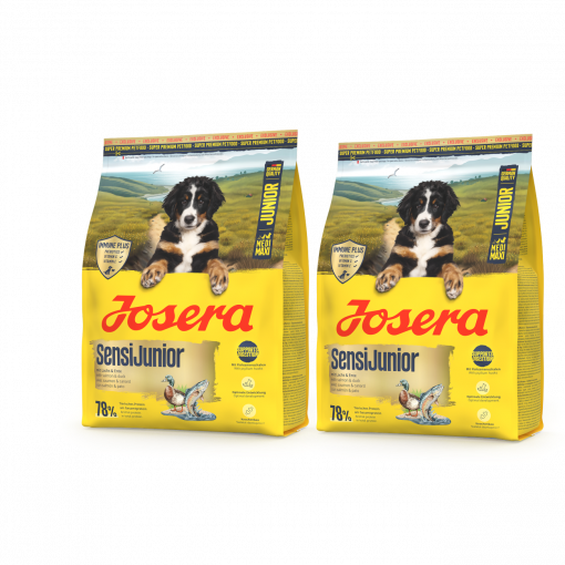 Josera SensiJunior Medi/Maxi 3 kg + 3 kg gratis Josera SensiJunior Medi/Maxi 3 kg + 3 kg gratis