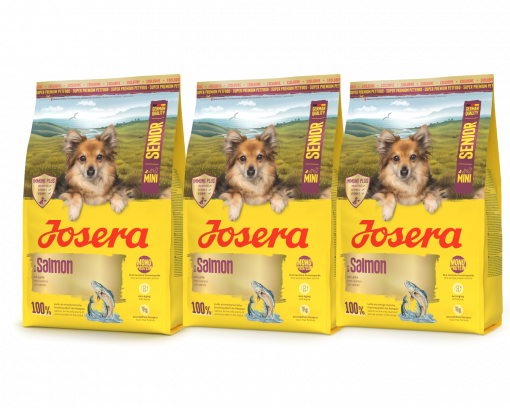 Josera Salmon Mini Senior 3 x 3 kg Sparpaket