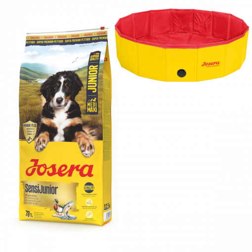 Josera SensiJunior Medi/Maxi 12,5 kg + Hundepool 120x30 cm gratis Josera SensiJunior Medi/Maxi 12,5 kg + Hundepool 120x30 cm gratis