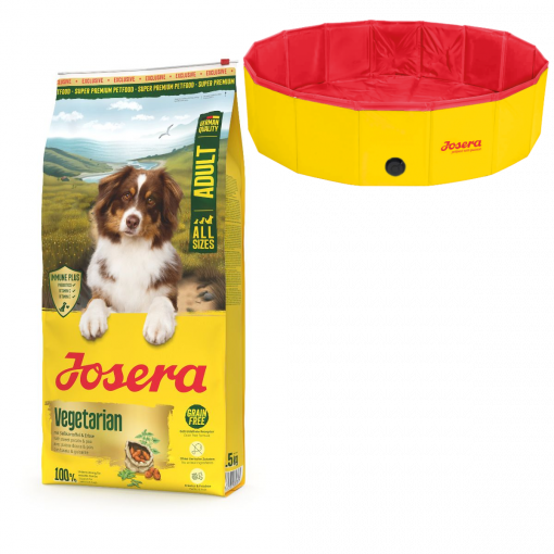 Josera Vegetarian 12,5 kg + Hundepool 120x30 cm gratis Josera Vegetarian 12,5 kg + Hundepool 120x30 cm gratis