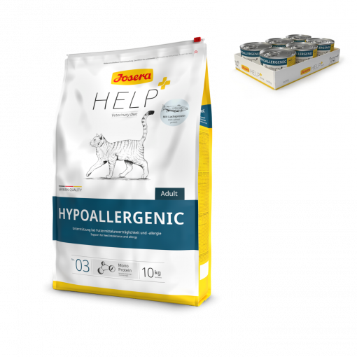 Josera Cat Help Hypoallergenic 10 kg + 6x200 g Help Hypoallergenic Cat Dose gratis Josera Cat Help Hypoallergenic 10 kg + 6x200 g Help Hypoallergenic Cat Dose gratis