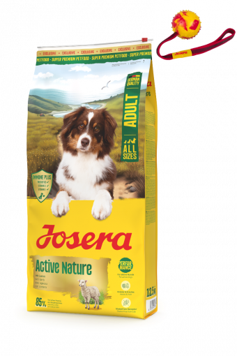 Josera Active Nature 12,5 kg + Wurfball gratis Josera Active Nature 12,5 kg + Wurfball gratis