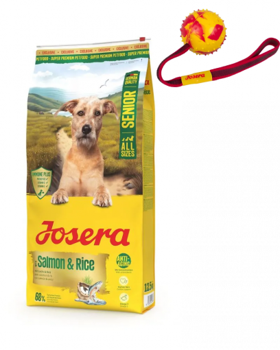 Josera Lachs & Reis Senior 12,5 kg + Wurfball gratis Josera Lachs & Reis Senior 12,5 kg + Wurfball gratis