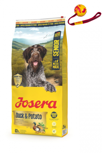 Josera Ente & Kartoffel Senior 12,5 kg + Wurfball gratis Josera Ente & Kartoffel Senior 12,5 kg + Wurfball gratis