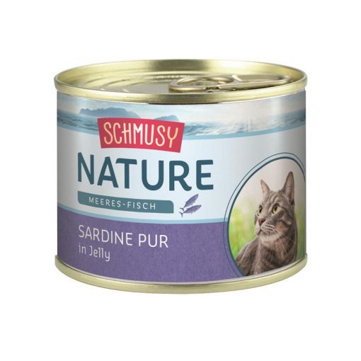 Schmusy Nature Meeres-Fisch Dose Sardine pur 185 g (Menge: 12 je Bestelleinheit)