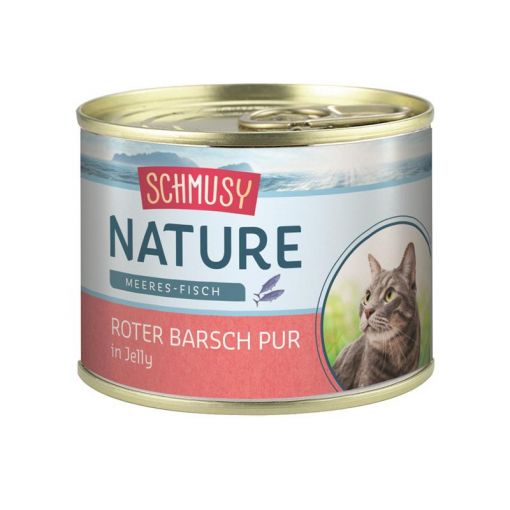 Schmusy Nature Meeres-Fisch Dose Roter Barsch pur 185 g (Menge: 12 je Bestelleinheit)