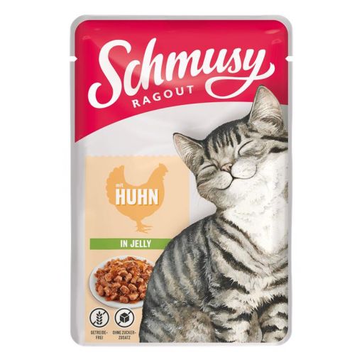 Schmusy Ragout mit Huhn in Jelly 100g (Menge: 22 je Bestelleinheit)