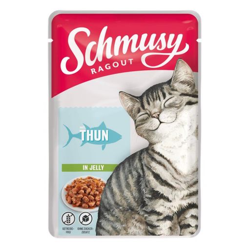 Schmusy Ragout mit Thunfisch in Jelly 100g (Menge: 22 je Bestelleinheit)