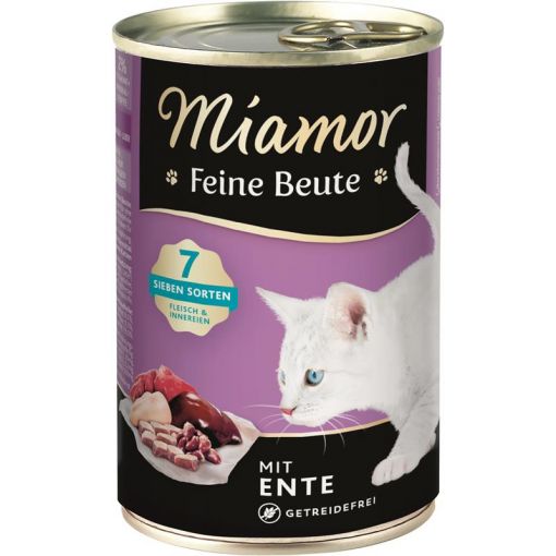 Miamor Dose Feine Beute Ente 400 g (Menge: 12 je Bestelleinheit)