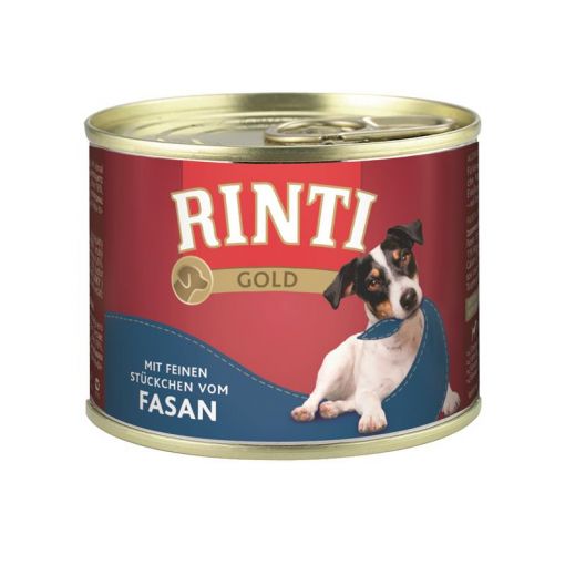 Rinti Dose Gold mit Fasan 185 g (Menge: 12 je Bestelleinheit)