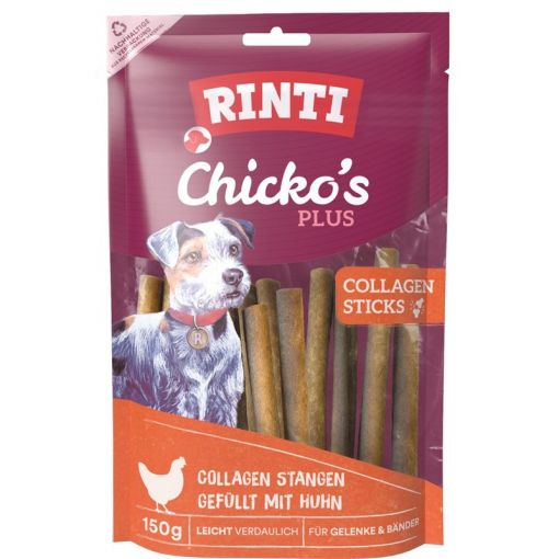Rinti Chicko Plus Collagen Sticks 150g (Menge: 9 je Bestelleinheit) Rinti Chicko Plus Collagen Sticks 150g (Menge: 9 je Bestelleinheit)