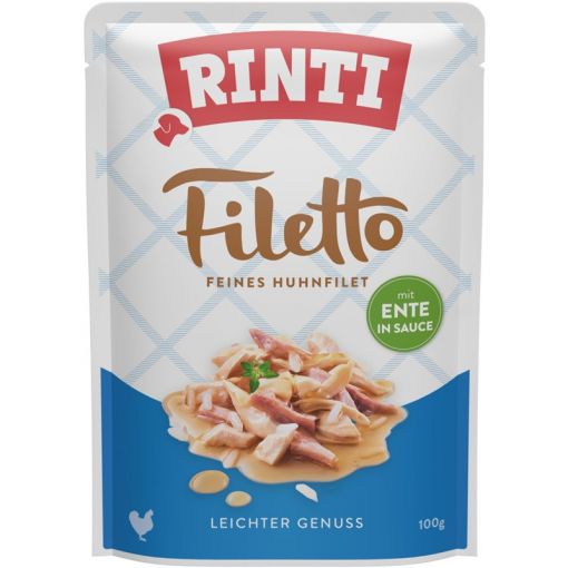 Rinti P.B. Filetto Huhn & Ente in Sauce 100g (Menge: 24 je Bestelleinheit) Rinti P.B. Filetto Huhn & Ente in Sauce 100g (Menge: 24 je Bestelleinheit)