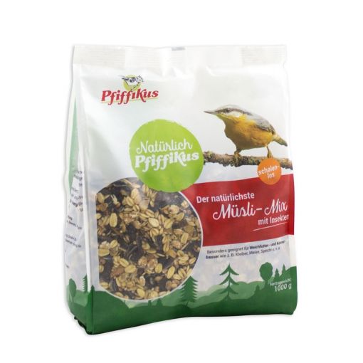 Nat&uuml;rlich Pfiffikus M&uuml;sli-Mix mit Insekten 1 kg (Menge: 5 je Bestelleinheit)