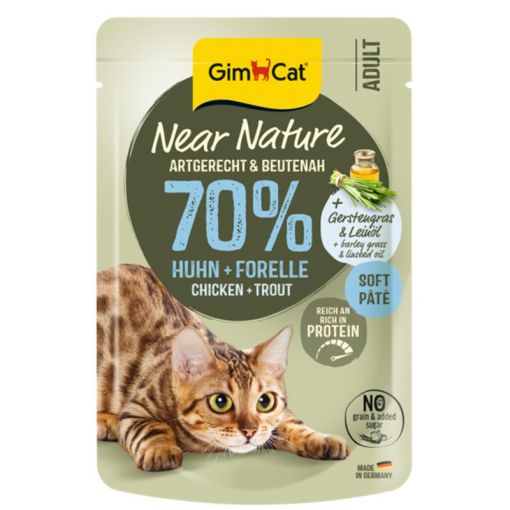 GimCat Near Nature Huhn & Forelle 85g (Menge: 16 je Bestelleinheit) GimCat Near Nature Huhn & Forelle 85g (Menge: 16 je Bestelleinheit)