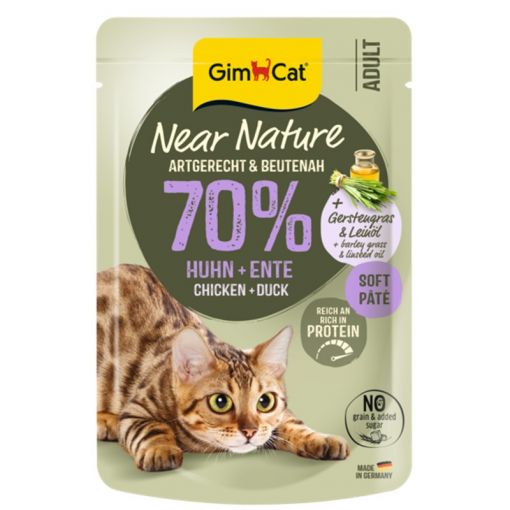 GimCat Near Nature Huhn & Ente 85g (Menge: 16 je Bestelleinheit)