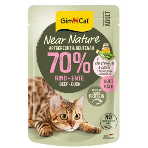 GimCat Near Nature Rind & Ente 85g (Menge: 16 je Bestelleinheit)