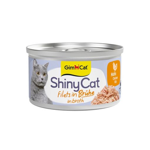 Gimpet ShinyCat in Brühe Hühnchen 70g (Menge: 24 je Bestelleinheit) Gimpet ShinyCat in Brühe Hühnchen 70g (Menge: 24 je Bestelleinheit)
