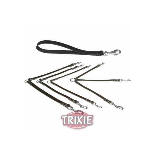 Trixie Koppel Basic S bis M: 30 cm 13 mm, schwarz
