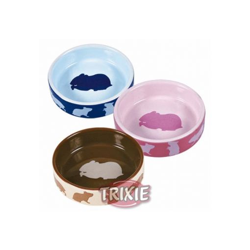 Trixie Keramiknapf mit Motiv, Hamster 80 ml  8 cm