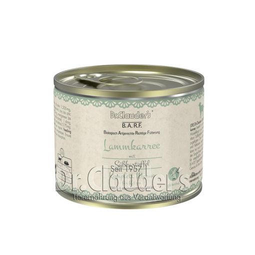 Dr. Clauders BARF Komplettmenü Lammkarree 200g (Menge: 6 je Bestelleinheit)