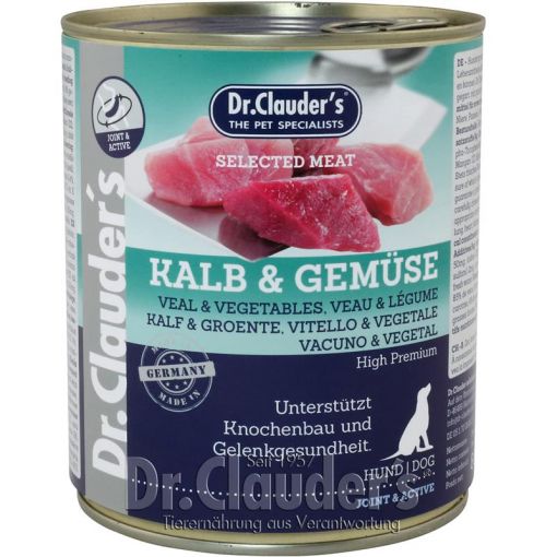 Dr. Clauders Dog Dose Selected Meat Kalb & Gemüse 800g (Menge: 6 je Bestelleinheit)