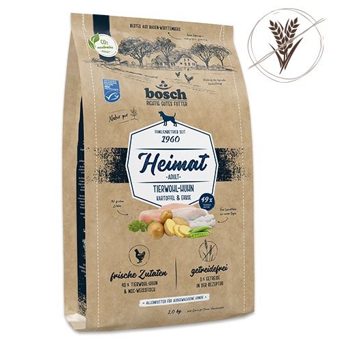Bosch Dog Heimat Adult Tierwohl-Huhn MSC-C-55377 1kg