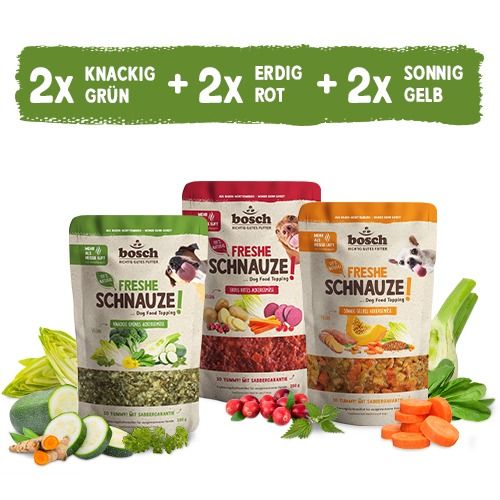 Bosch Freshe Schnauze Topping Aktionspaket Sommer 6x200g