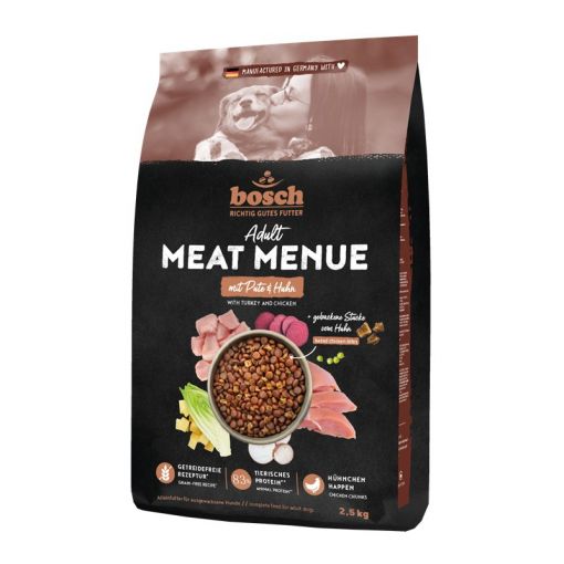 Bosch Meat Menue Adult mit Pute & Huhn getreidefrei 2,5kg Bosch Meat Menue Adult mit Pute & Huhn getreidefrei 2,5kg