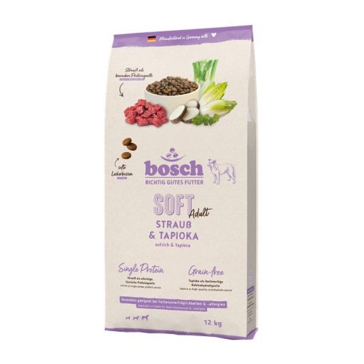 Bosch Soft Adult Strauß & Tapioka 12kg Bosch Soft Adult Strauß & Tapioka 12kg