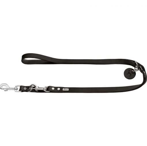 Hunter V-Leine Rindsleder schwarz 13/300 Hunter V-Leine Rindsleder schwarz 13/300