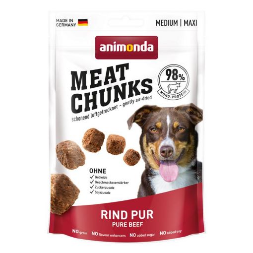 Animonda Snack Meat Chunks Rind pur 80g (Menge: 6 je Bestelleinheit)