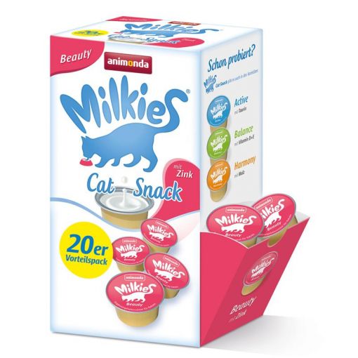 Animonda Snack Milkie Beauty mit Zink 20x15g