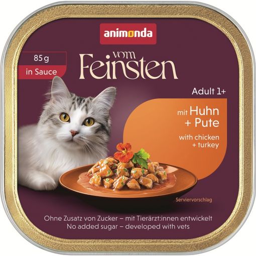 Animonda Cat vom Feinsten in Sauce Adult mit Huhn & Pute 85g (Menge: 32 je Bestelleinheit)