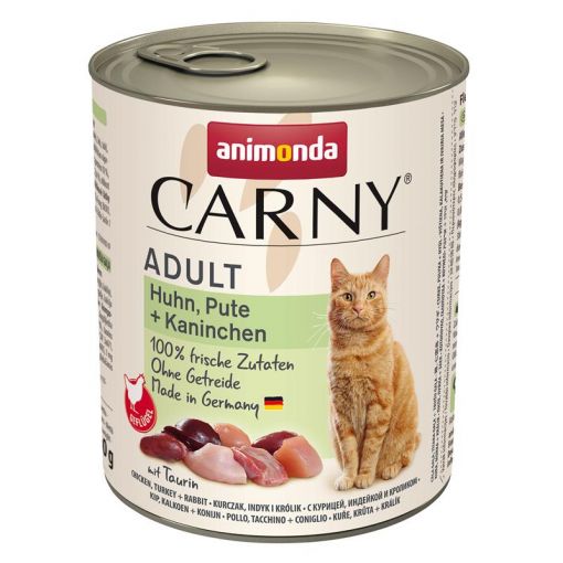 Animonda Carny Adult Huhn, Pute & Kaninchen 800 g (Menge: 6 je Bestelleinheit)