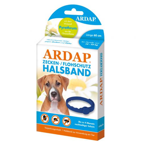 Ardap Zecken- u. Flohhalsband Hunde 10-25 Kg 60 cm