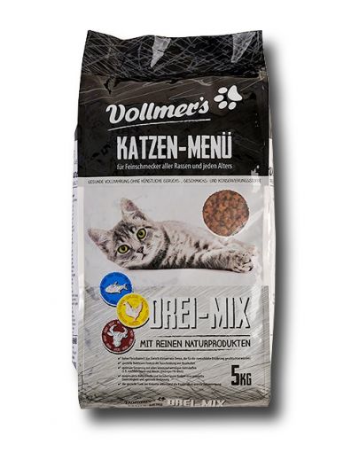 Vollmers Katzen-Menü Drei-Mix 5 kg