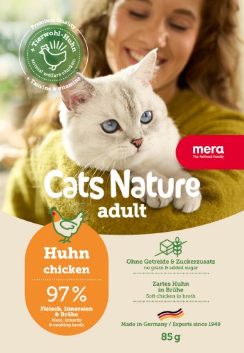 Mera Cat Nature Adult Huhn 85g (Menge: 12 je Bestelleinheit)