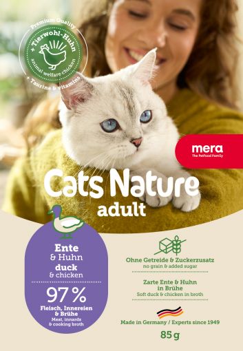 Mera Cat Nature Adult Ente 85g (Menge: 12 je Bestelleinheit)