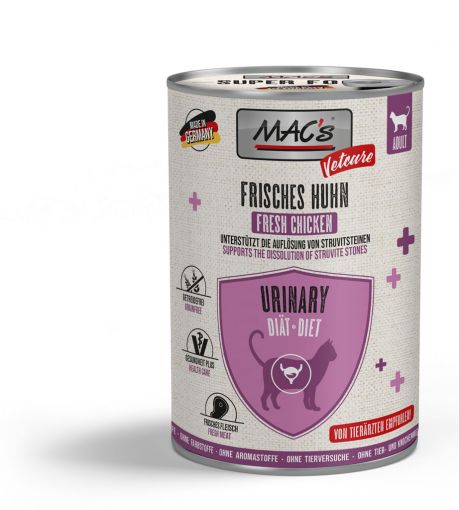 MACs Cat Vetcare Urinary Huhn 400g (Menge: 6 je Bestelleinheit) MACs Cat Vetcare Urinary Huhn 400g (Menge: 6 je Bestelleinheit)
