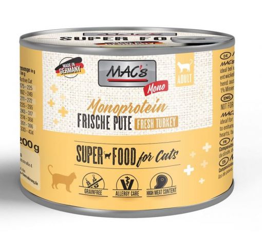 MACs Cat Mono Pute 200g (Menge: 6 je Bestelleinheit)