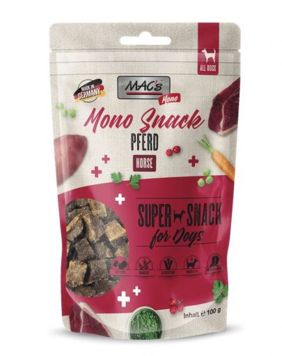 MACs Dog Mono Snack Pferd 100g (Menge: 9 je Bestelleinheit)